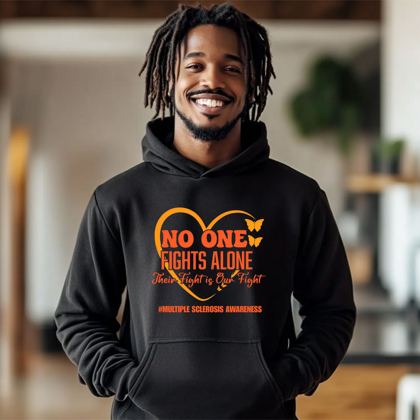 No One Fights Alone | MS Awareness Tee, Sweatshirt & Hoodie