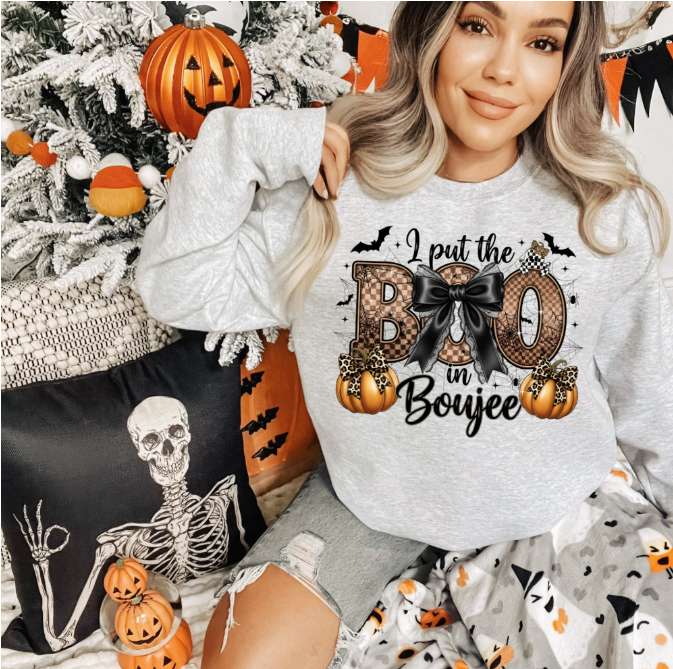 I Put the Boo in Boujee Halloween Shirt β Tee, Hoodie, or Sweatshirt