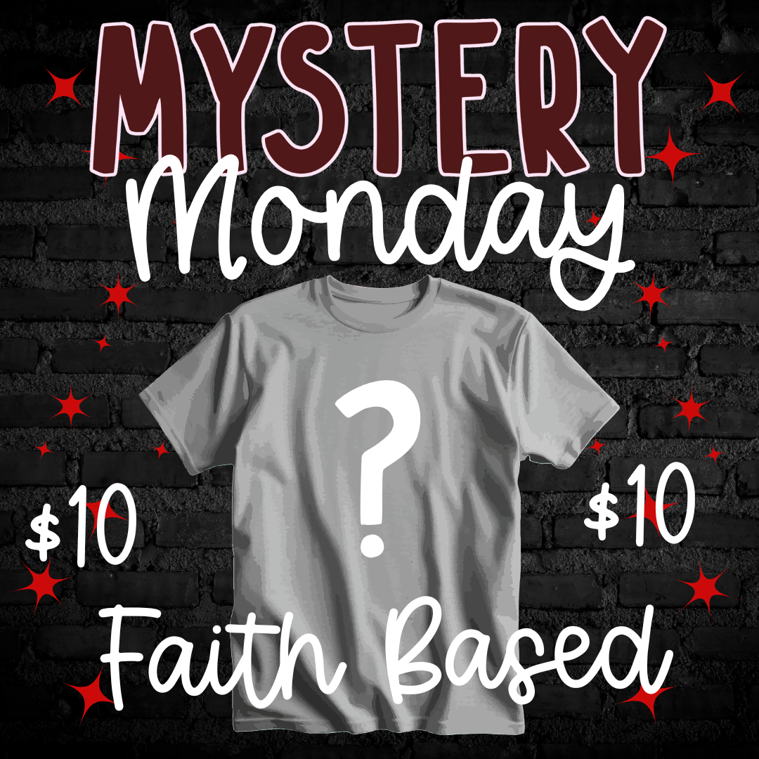 Mystery Monday Tee Sale