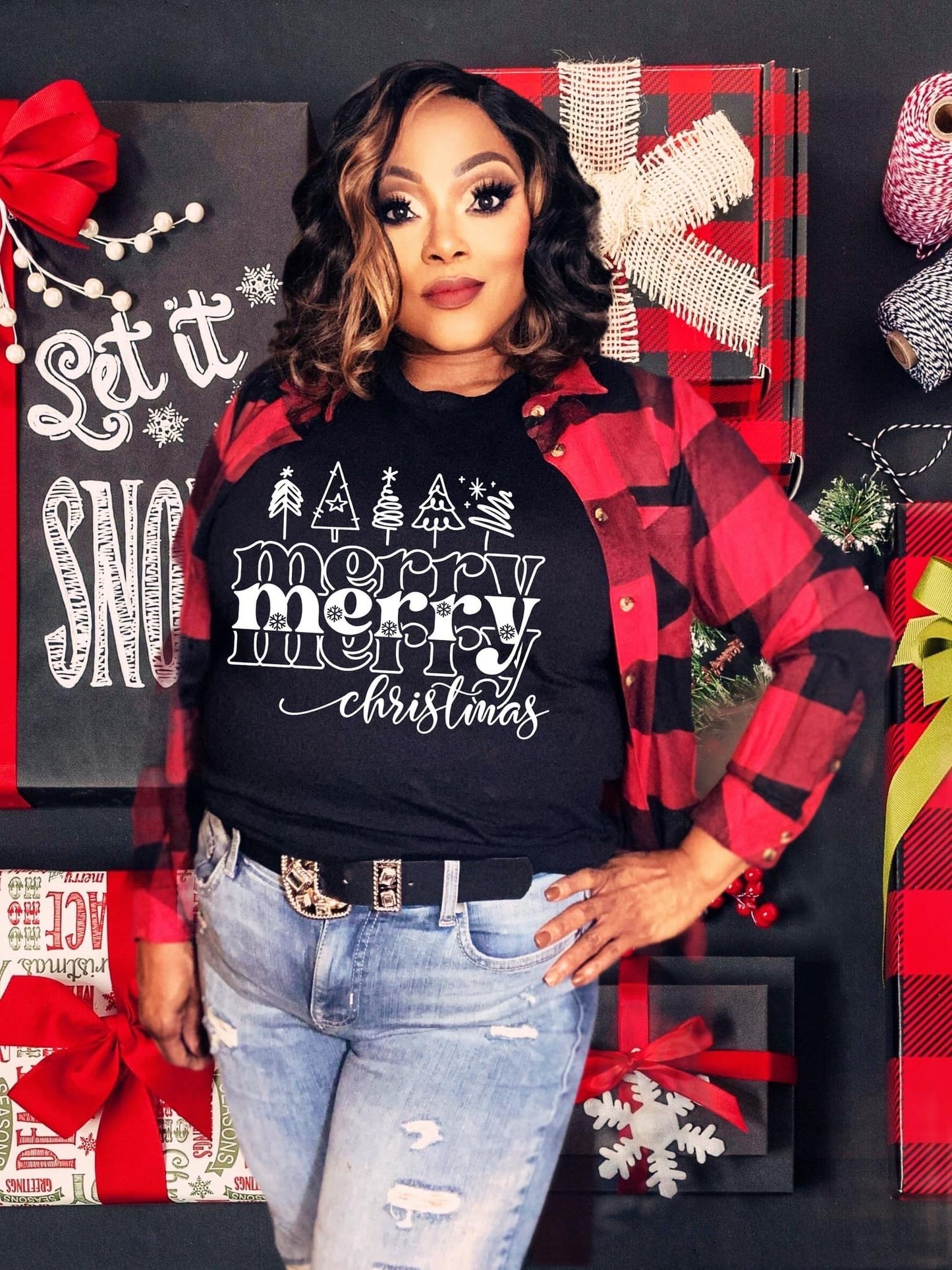 Merry Merry Christmas" Festive Shirt