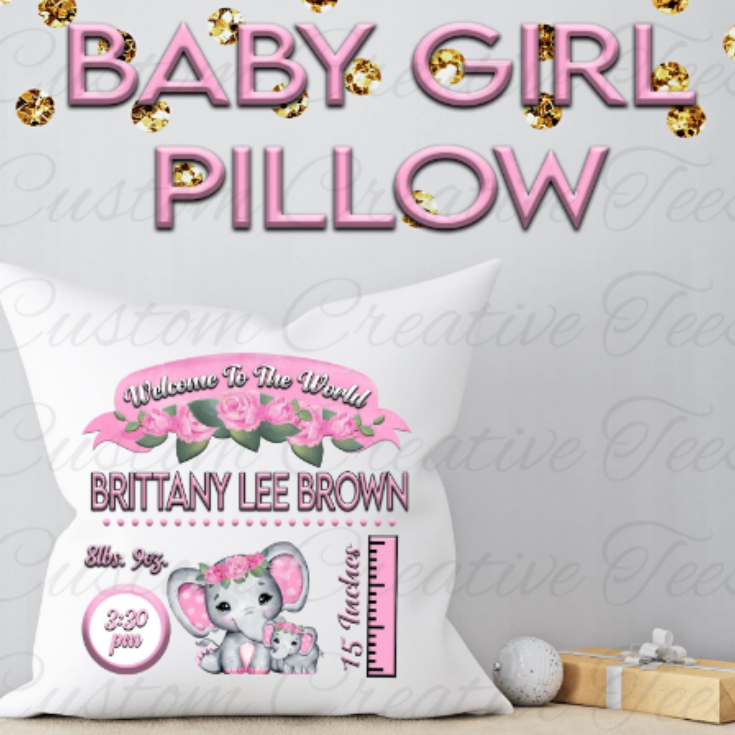 Custom Baby Pillow