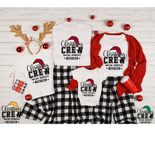 Christmas Crew Matching Family Shirts - "Making Memories Together"