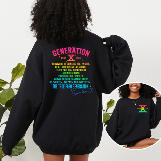 Generation X FAFO T-Shirt – The True FAFO Generation (1965-1980)