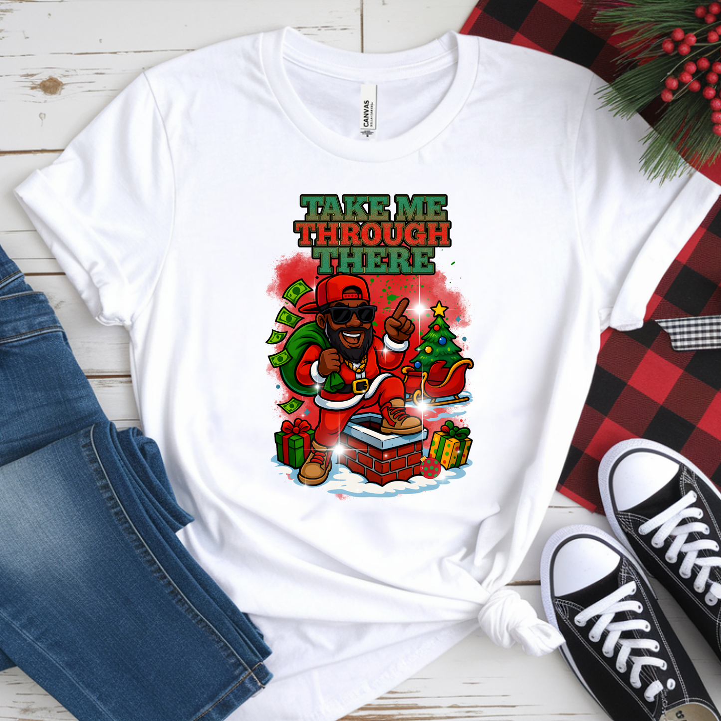 Take Me Through There | Christmas Tee & Sweatshirt