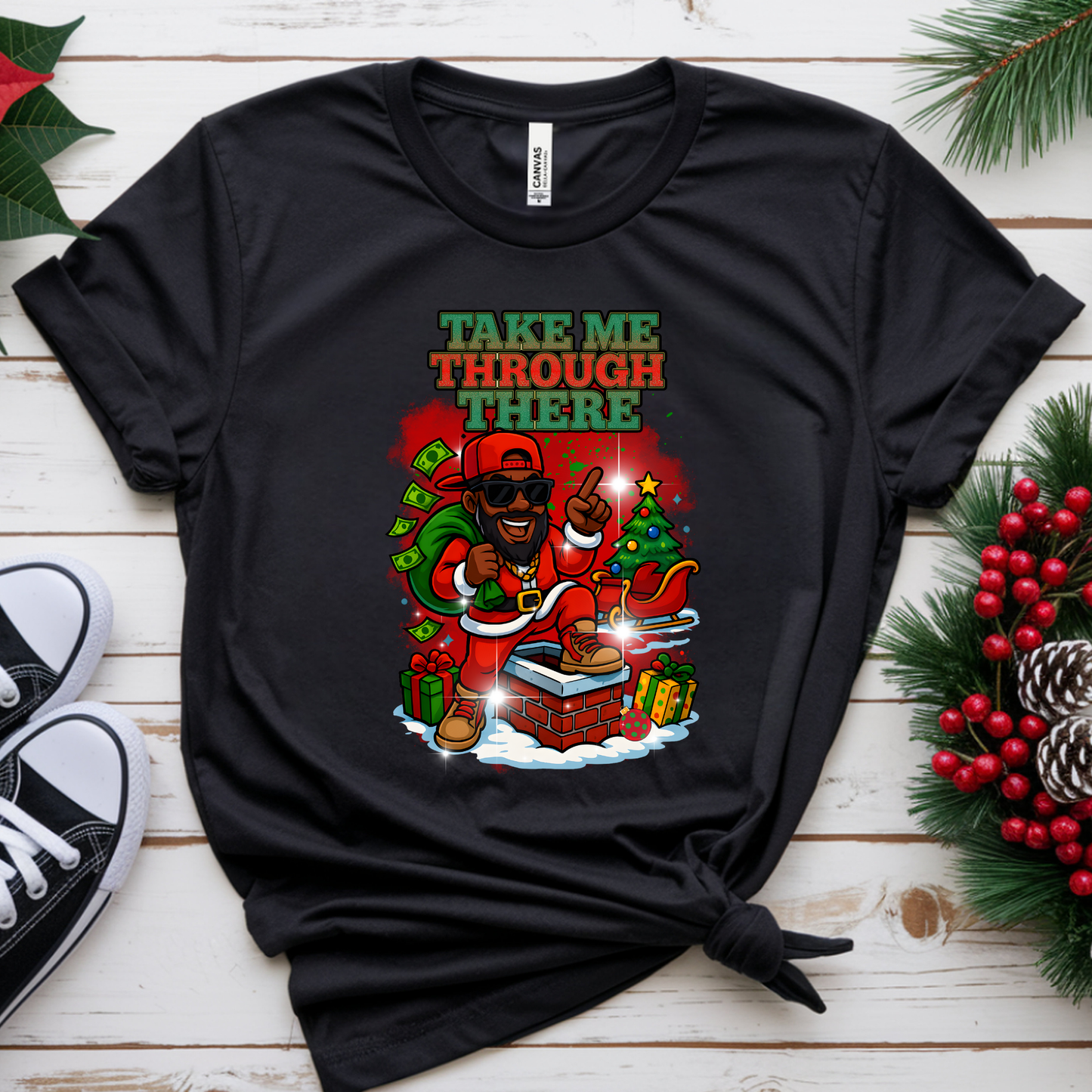 Take Me Through There | Christmas Tee & Sweatshirt