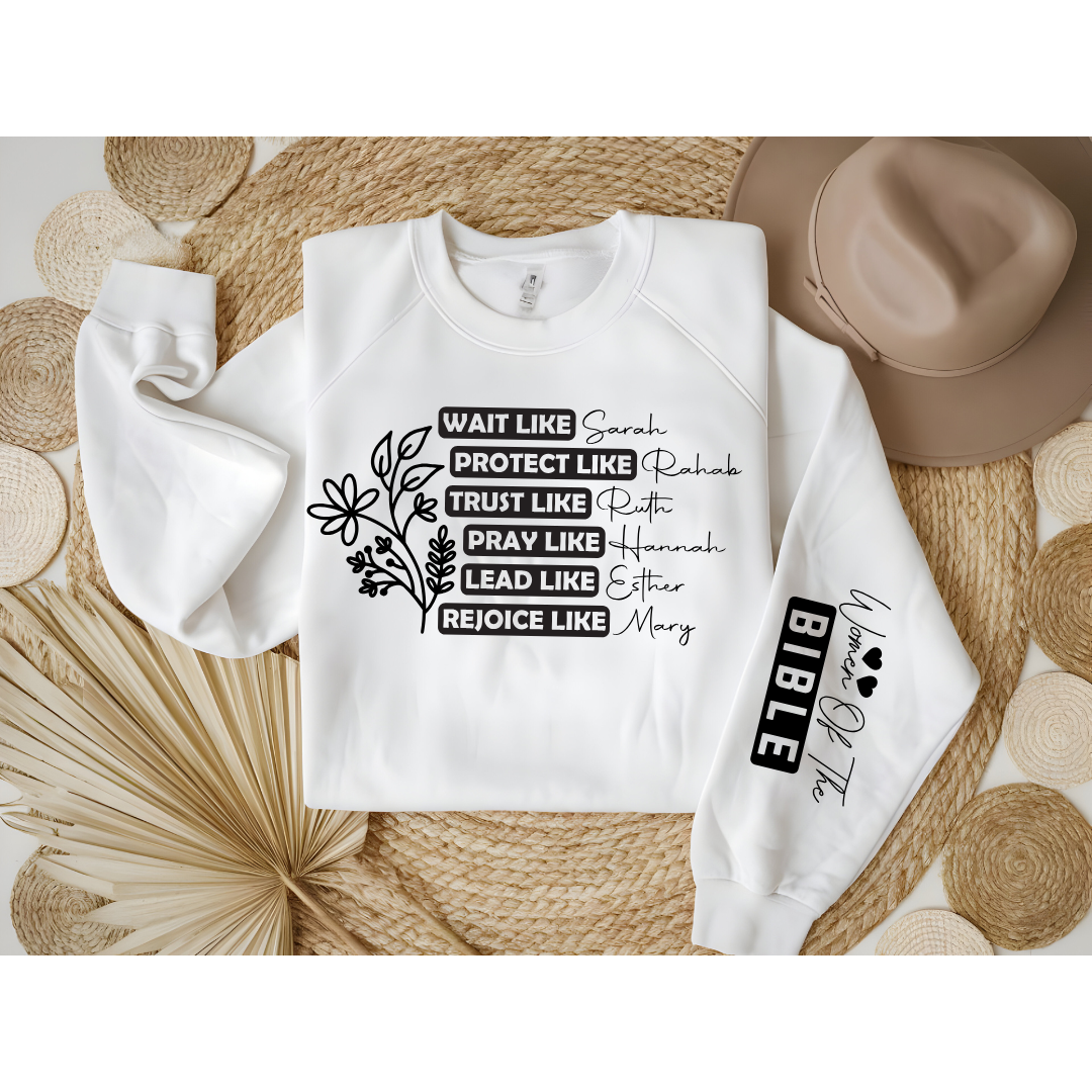 Women of the Bible" Faith Sweatshirt