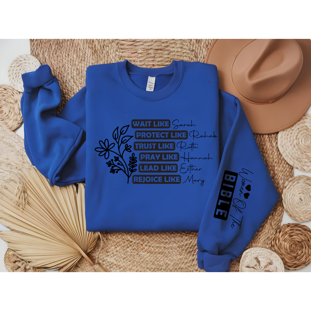 Women of the Bible" Faith Sweatshirt