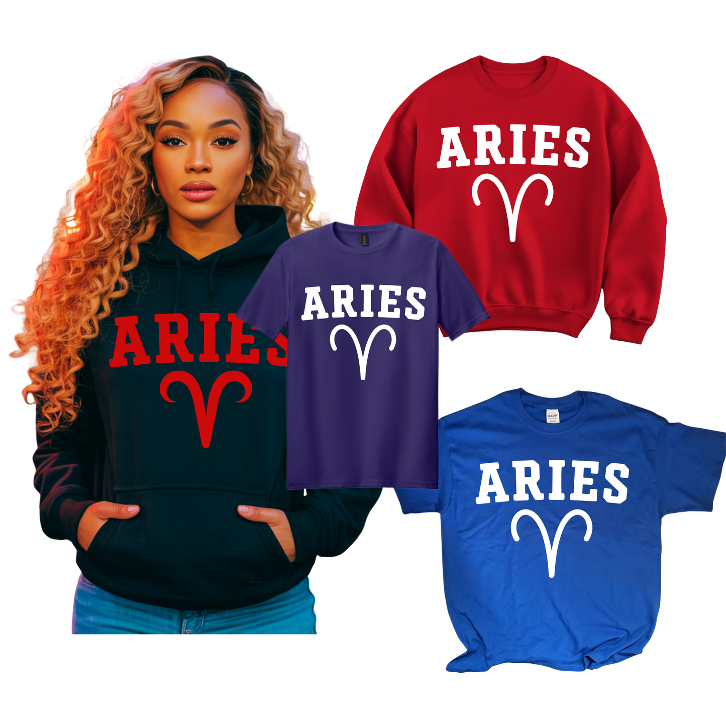 ♈ Zodiac Sign Apparel | Tee • Sweatshirt • Hoodie ♓