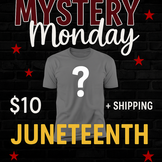 Mystery Monday Tee Sale