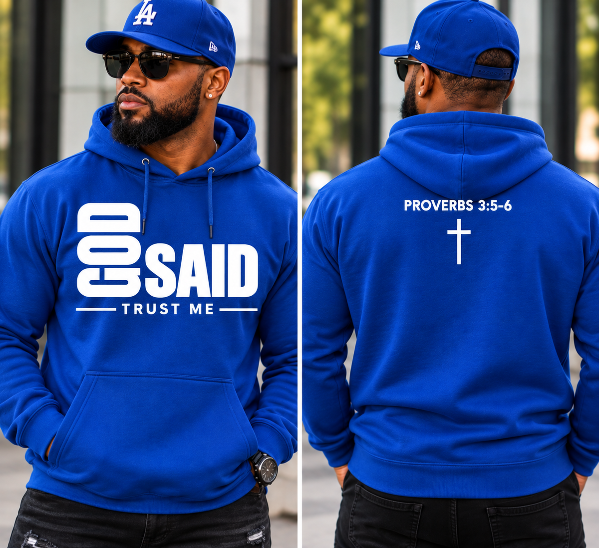 God Said Trust Me – Proverbs 3:5-6 Faith Shirt | Tee, Sweatshirt & Hoodie