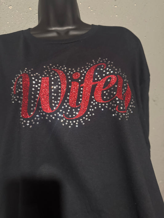 Wifey Rhinestone Tee|Sweatshirt|Hoodie