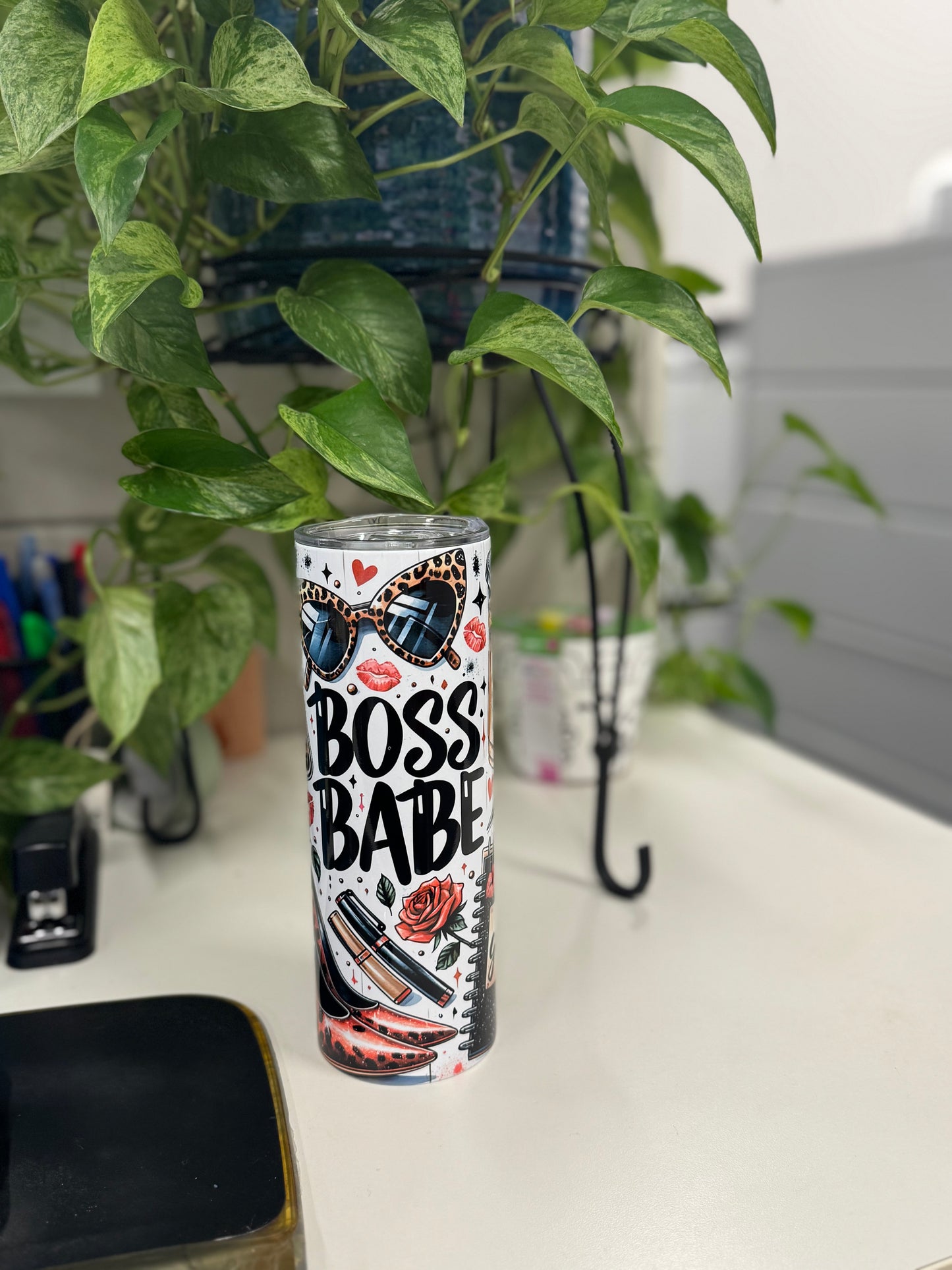 Boss Babe 20oz Tumbler – Fierce, Fabulous & Focused