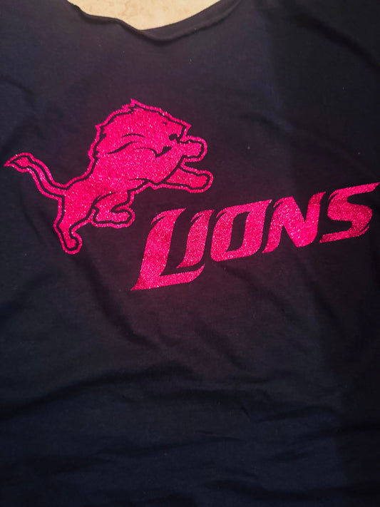 Lions Pink Glitter