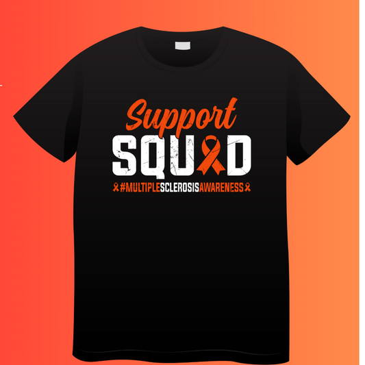 🧡 Support Squad | Multiple Sclerosis Awareness Tee 🧡