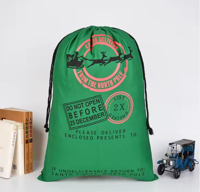 Personalized Santa Sack - Custom Christmas Gift Bag