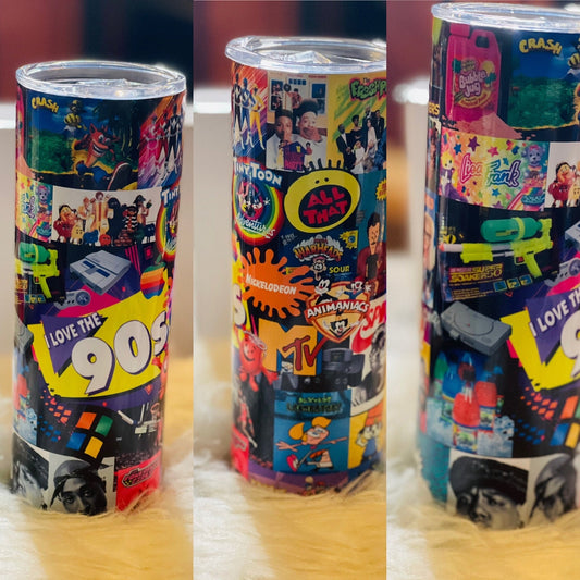 90's Tumbler/20 oz Double Walled