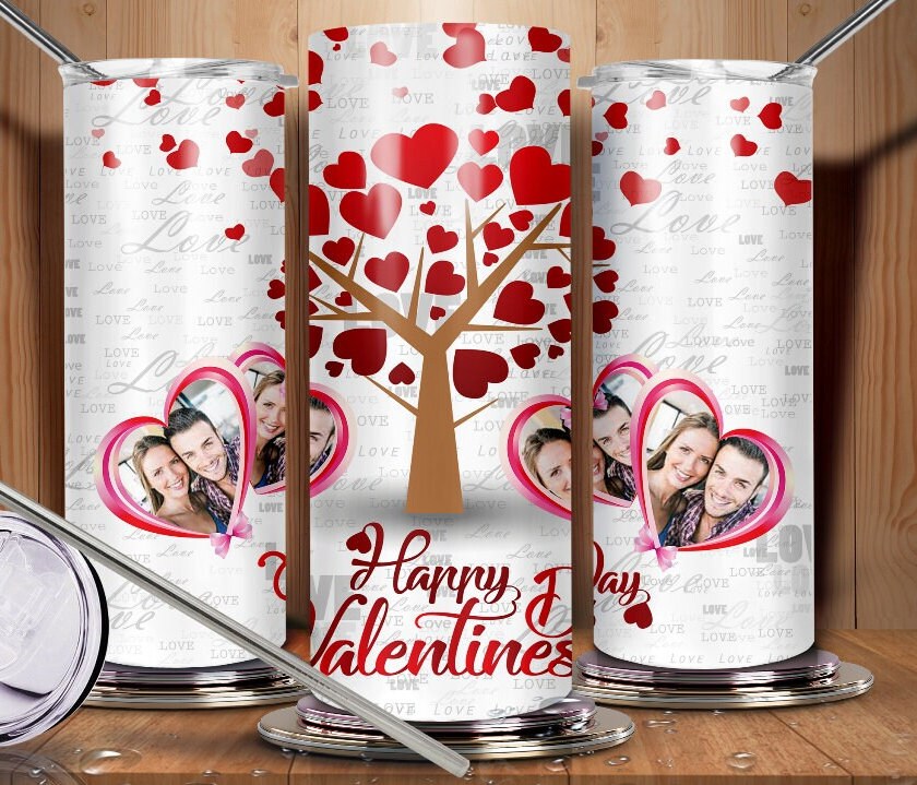 Valentines Day/ Holiday Tumblers/Love/ Personalized Tumblers 20oz./Heart/Gifts for Him or Her