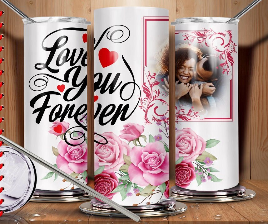 Valentines Day/ Holiday Tumblers/Love/ Personalized Tumblers 20oz./Heart/Gifts for Him or Her