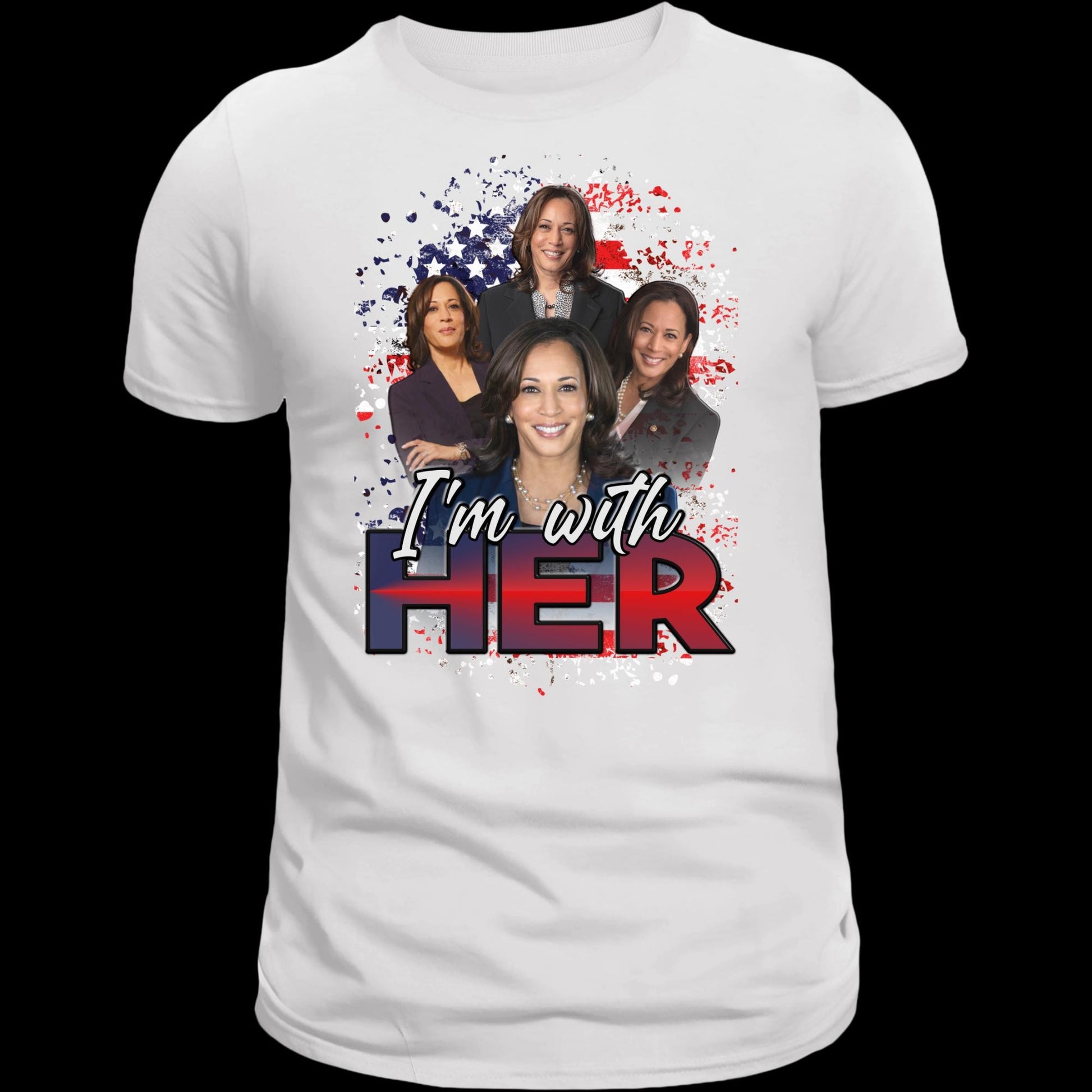 I'm With HER T-Shirt - Inspirational Women's Tee - Customizable Female Empowerment Shirt