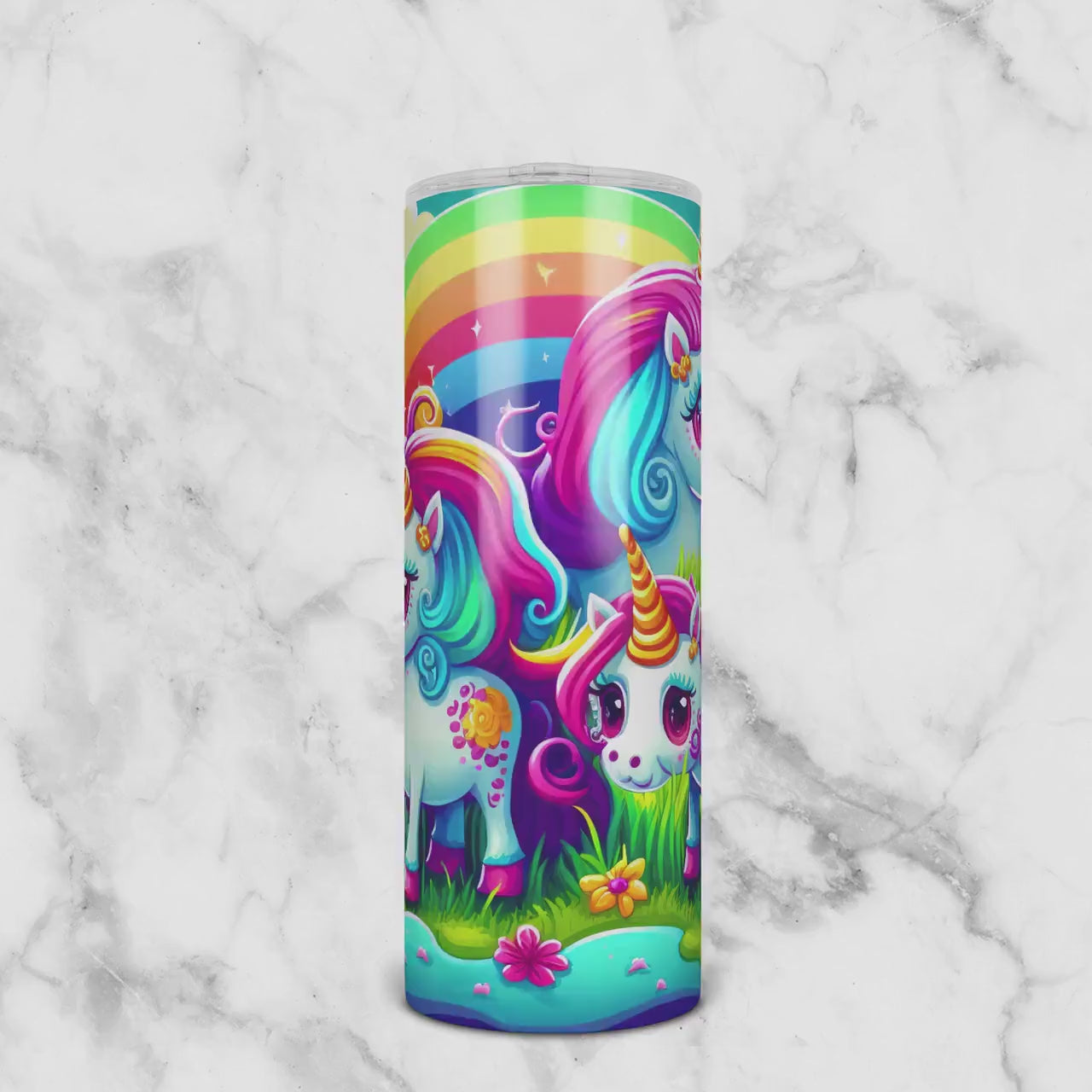 Unicorn Kid Magic: 20oz Tumbler - Sparkle with Every Sip! Perfect Gift for Unicorn Lovers